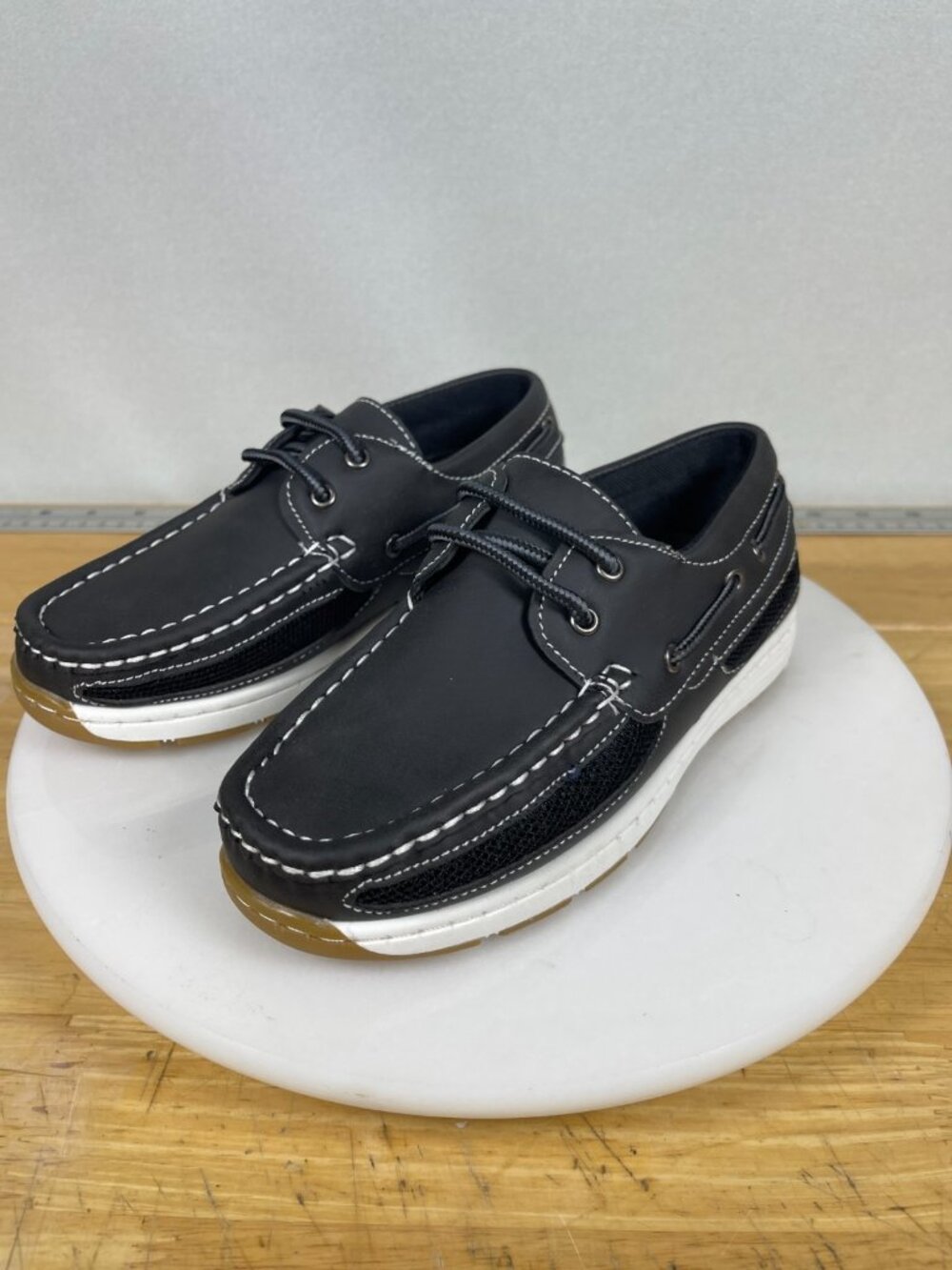 XRAY Erwin Boat Shoes Kids Size 11 Black Lace Up Casual Shoes